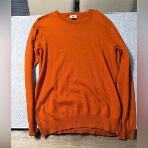 Old Navy Men's Rust Crewneck Sweater